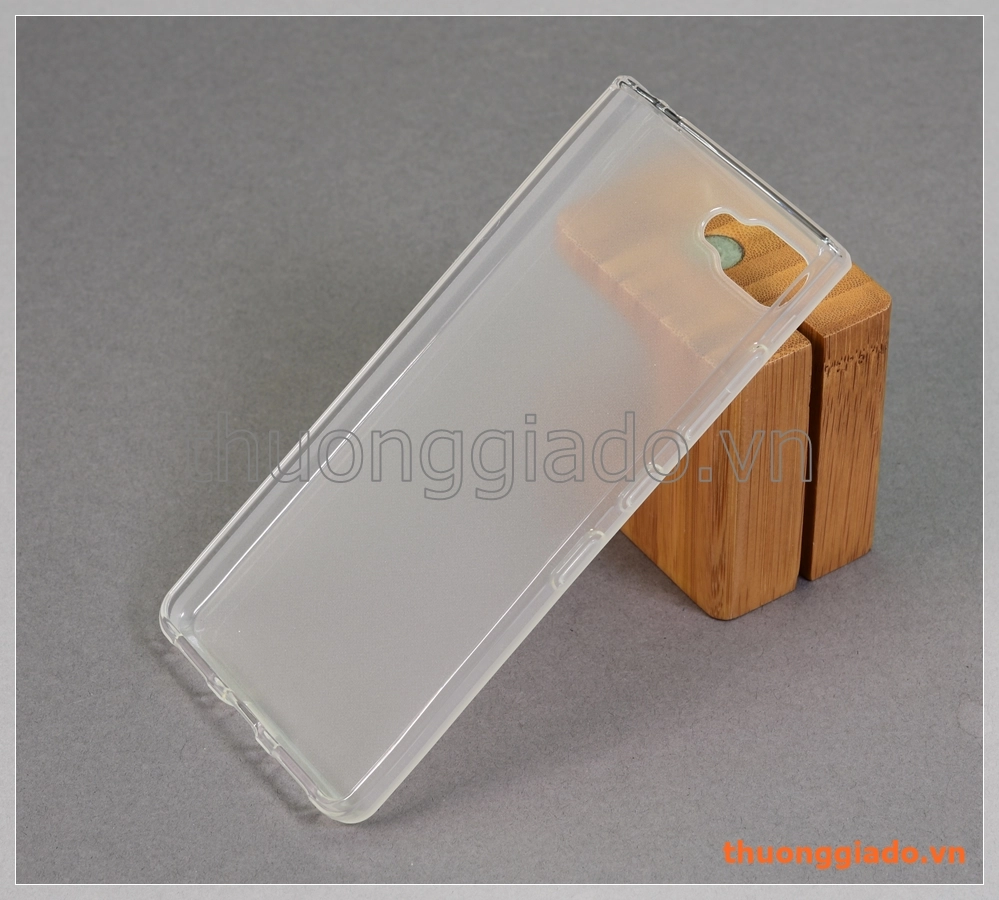 Ốp lưng silicone Blackberry Key2 Lite, ốp dẻo trắng mờ đục