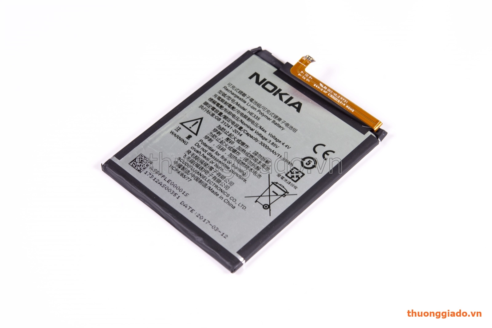 Thay pin Nokia 6 (2017), HE335, 3000mAh