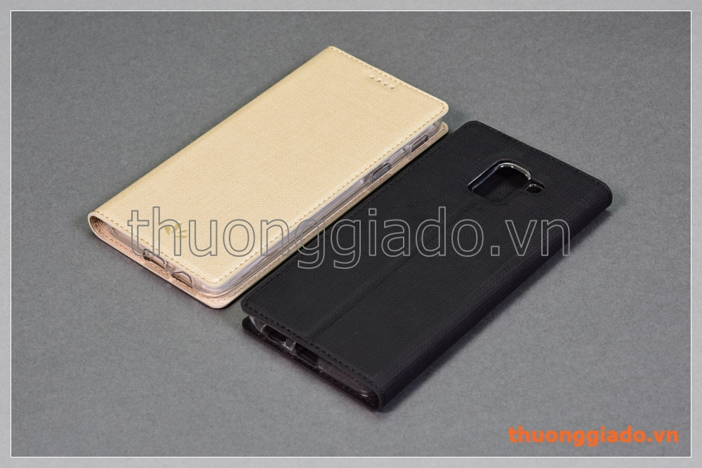 Bao da Samsung Galaxy J6 (2018), J600, flip leather case, hiệu Vili