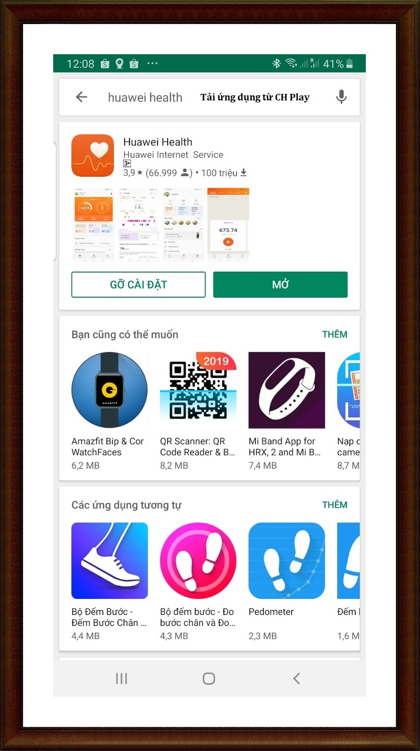 Huawei Talkband B5 Business Edition, vòng đeo tay kiêm tai nghe bluetooth (viền vàng, dây da)