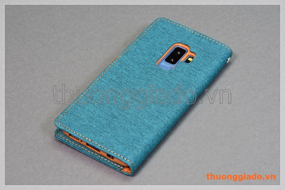 Bao da thời trang Samsung Galaxy S9+/ S9 Plus/ G965 (Hiệu GOOSPERY, CANVAS DIARY)