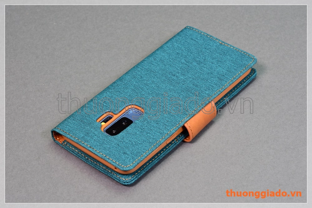 Bao da thời trang Samsung Galaxy S9+/ S9 Plus/ G965 (Hiệu GOOSPERY, CANVAS DIARY)