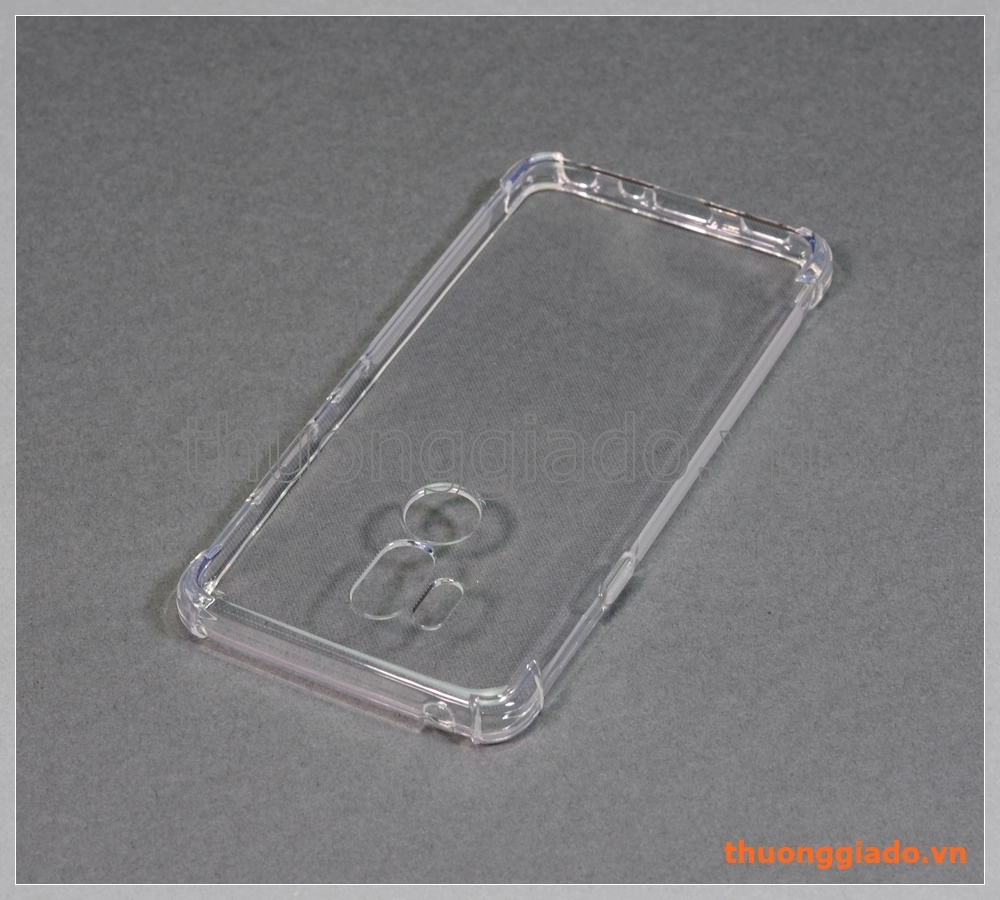 Ốp lưng silicone LG G7 ThinQ, ốp trong suốt chống sốc bốn góc