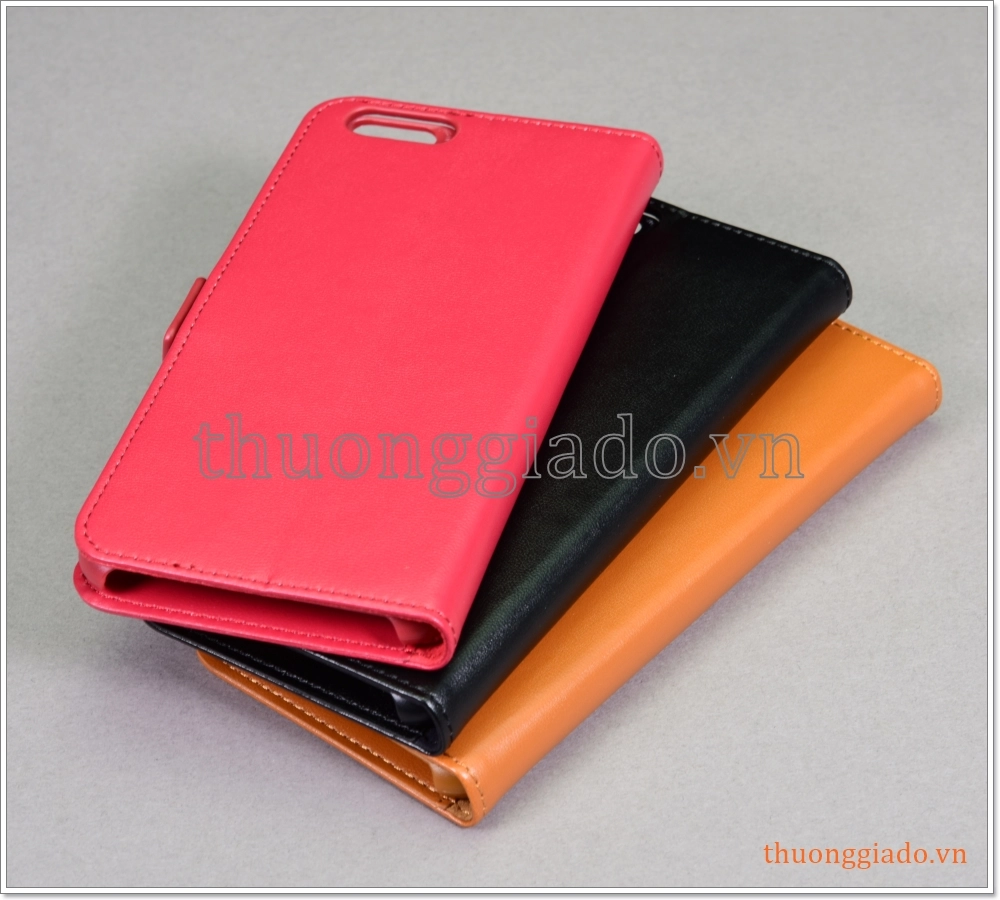 Bao da iPhone 6S Plus, bao da cầm tay, nắp gập mở, hiệu G-CASE, Honour Series