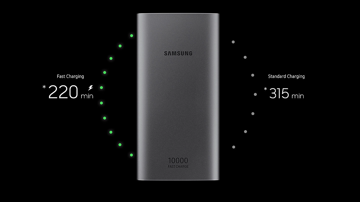 Pin sạc dự phòng Samsung EB-P1100C 10.000mAh Type-C, sạc nhanh AFC và Quick Charge 2.0 Pin sạc dự phòng Samsung EB-P1100C 10.000mAh Type-C, sạc nhanh AFC và Quick Charge 2.0