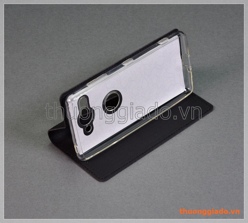 Bao da Sony Xperia XZ2 Compact, bao da cầm tay nắp gập mở kiểu flip, hiệu Vili