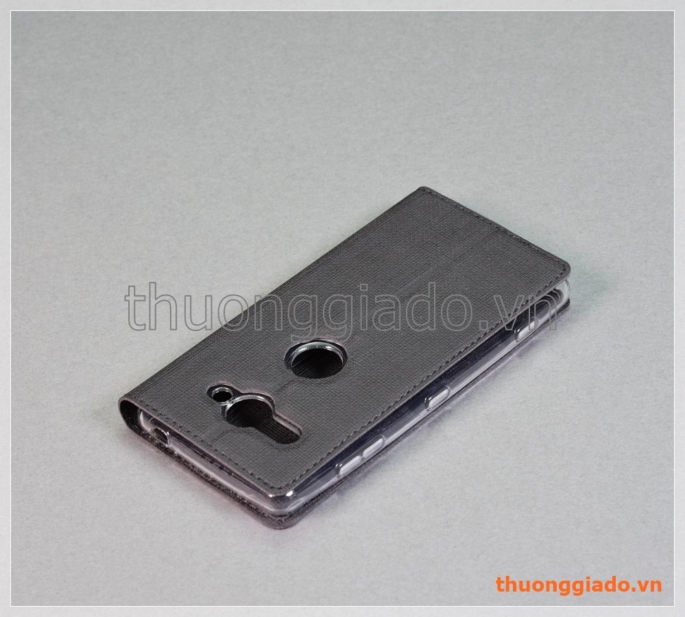 Bao da Sony Xperia XZ2 Compact, bao da cầm tay nắp gập mở kiểu flip, hiệu Vili