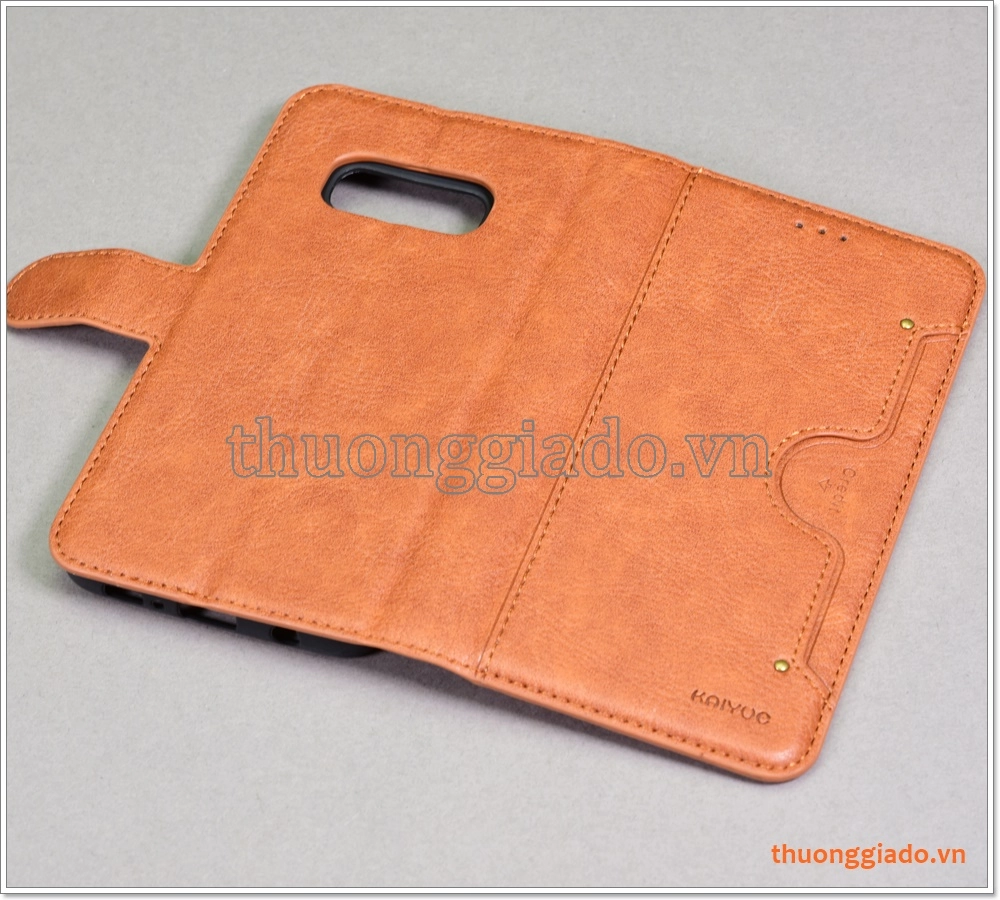 Bao da Samsung Galaxy S10e (G970), bao da cầm tay, chất liệu da bò, hiệu Kaiyue