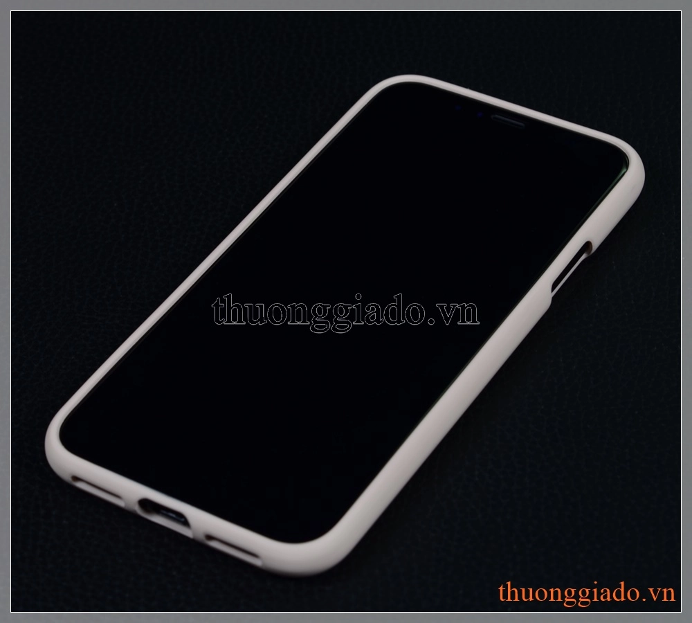 Ốp lưng silicone iPhone X (5.8"), hiệu MERCURY, Soft Feeling