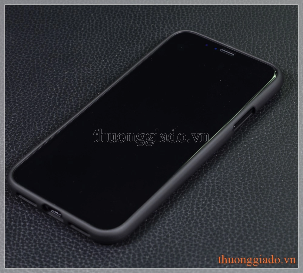 Ốp lưng silicone iPhone X (5.8"), hiệu MERCURY, Soft Feeling