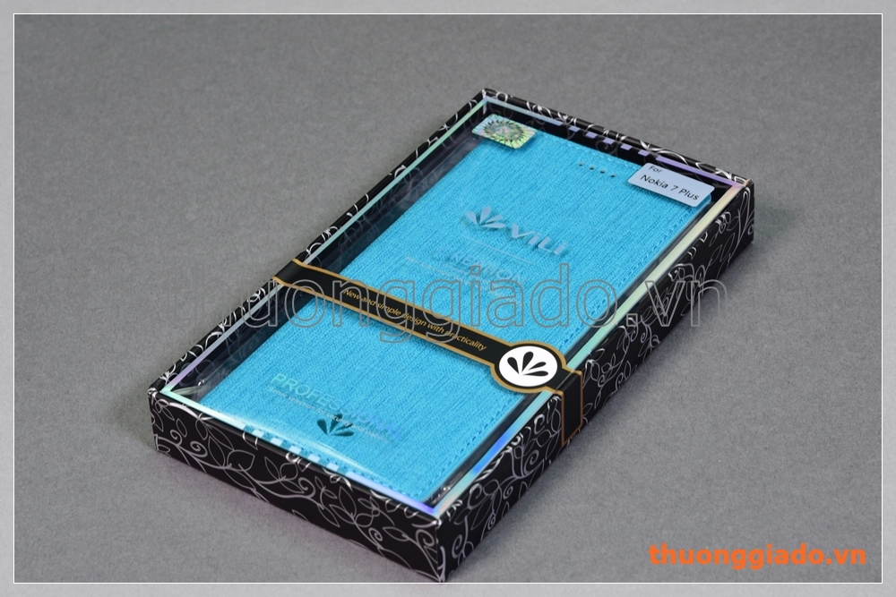 Bao da Nokia 7 Plus/ Nokia 7+ flip leather case, hiệu Vili