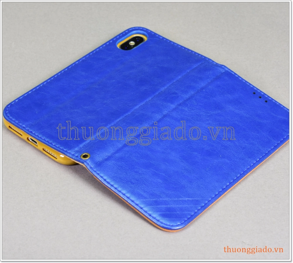 Bao da iPhone Xs (5.8")/ iPhone X (5.8"), bao da cầm tay, chất liệu da bò Bao da iPhone Xs (5.8")/ iPhone X (5.8"), bao da cầm tay, chất liệu da bò