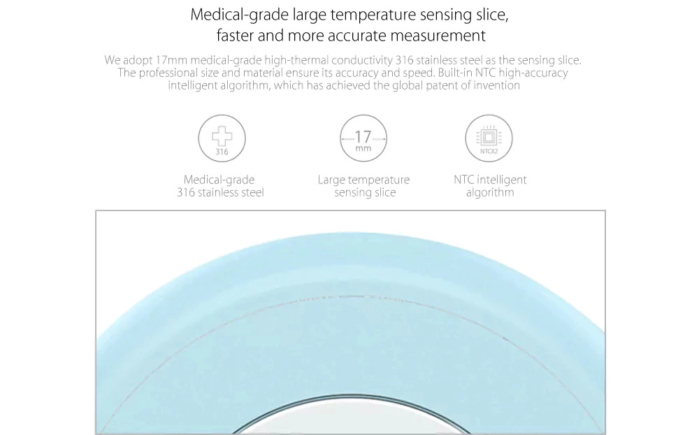 Nhiệt kế kỹ thuật số Xiaomi Miaomiaoce cho bé yêu