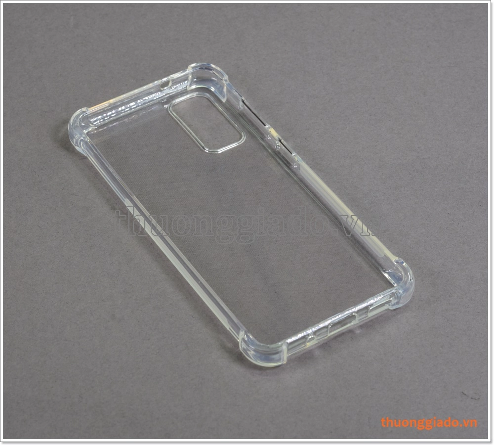 Ốp lưng Silicone Samsung Galaxy S20 (G980), ốp dẻo trong suốt chống sốc 4 góc