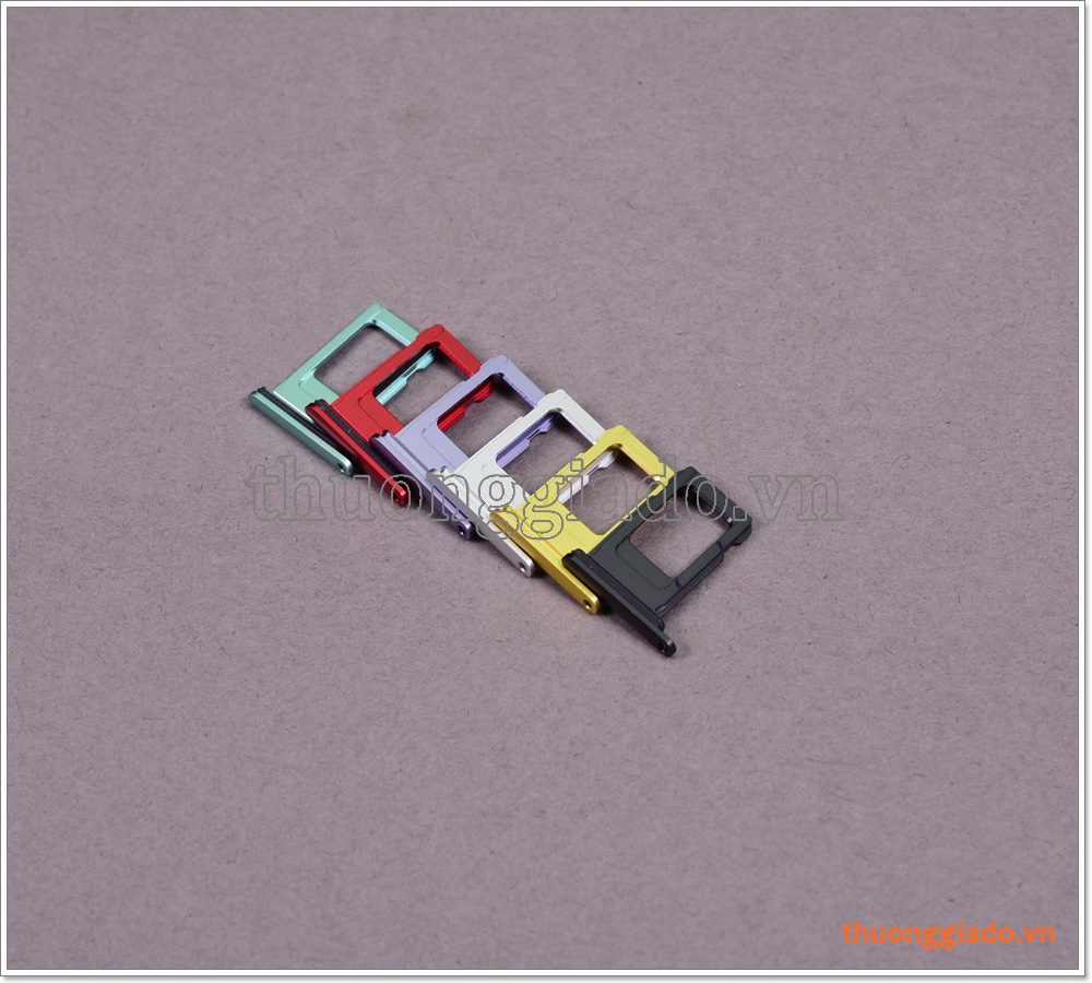 Khay sim iPhone 11 (6.1 inch), phiên bản 01 sim (single sim), nano sim