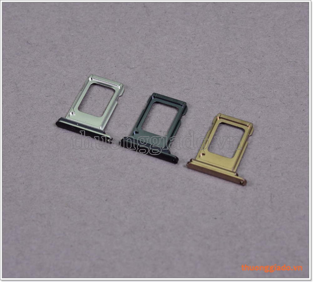 Khay sim iPhone 11 Pro Max/ iPhone 11 Pro (5.8 inch), bản 02 sim (dual sim), nano sim