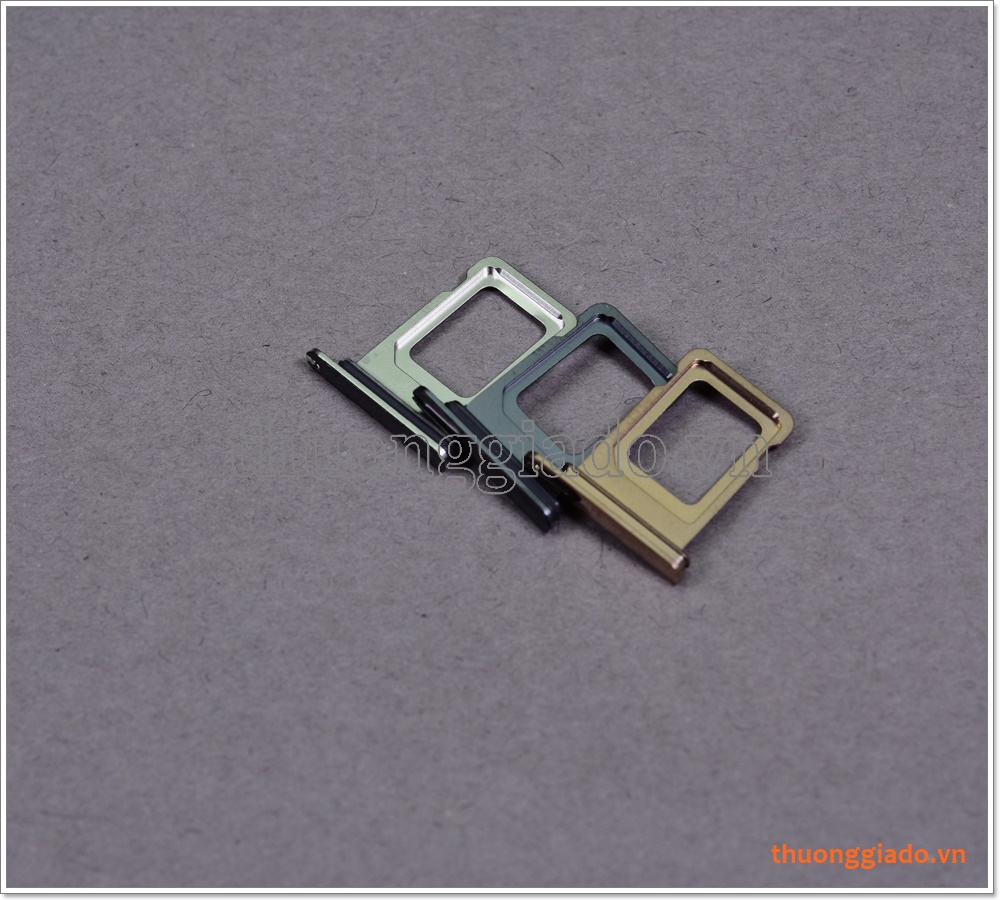 Khay sim iPhone 11 Pro Max/ iPhone 11 Pro (5.8 inch), bản 02 sim (dual sim), nano sim