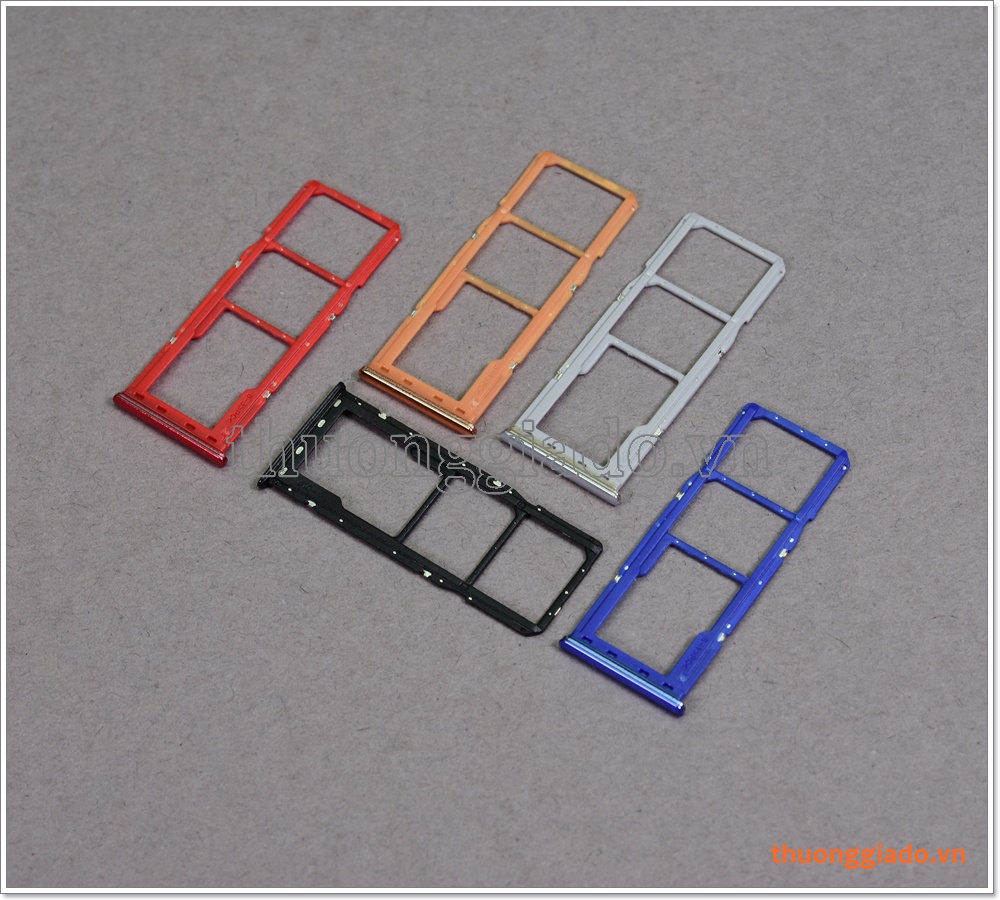 Khay sim Samsung Galaxy A70, 03 ngăn đựng, kèm ngăn thẻ nhớ