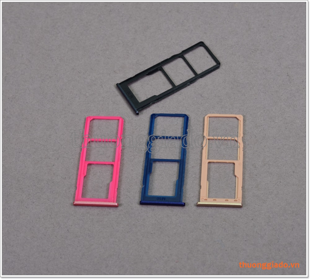 Khay sim Samsung Galaxy M10, 03 ngăn đựng, kèm ngăn thẻ nhớ