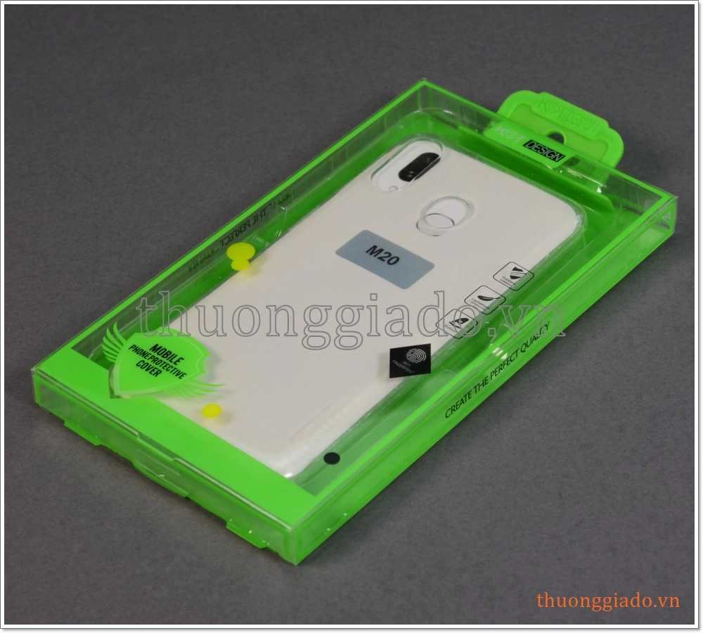 Ốp lưng silicone cho Samsung Galaxy M20 (loại trong suốt)