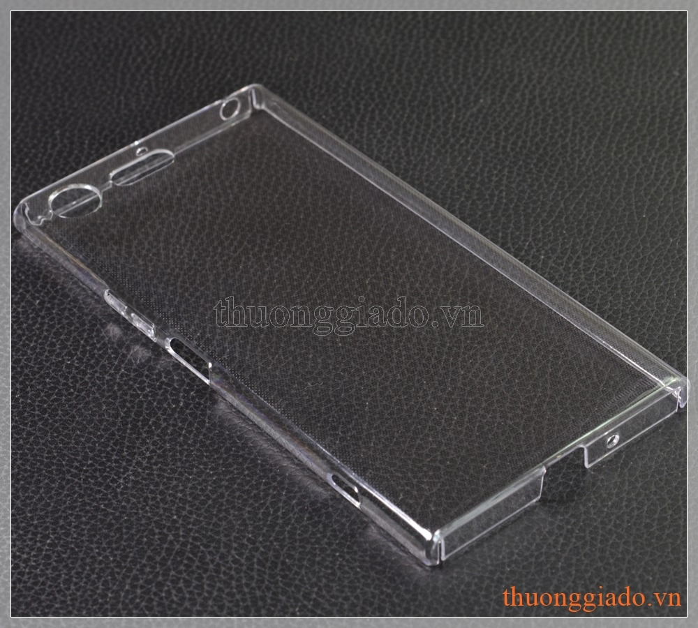 Ốp lưng nhựa cứng Sony Xperia XZ Premium, trong suốt, clear case
