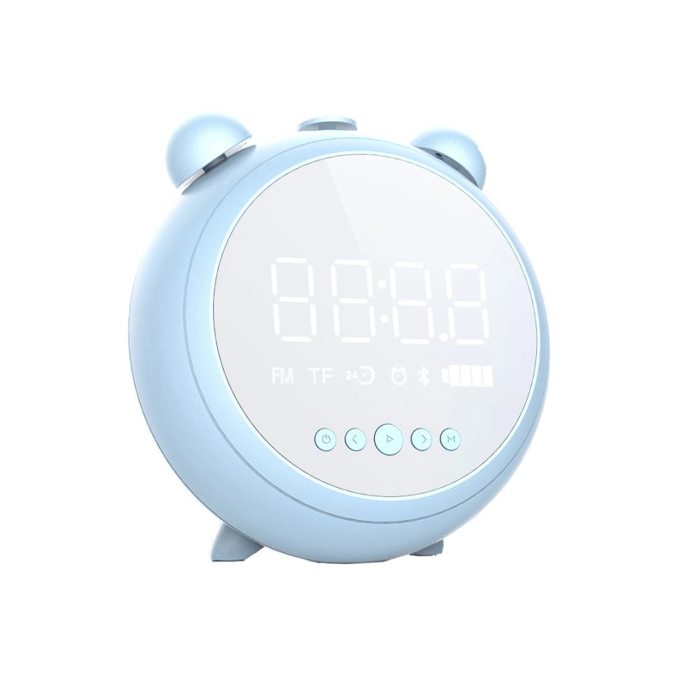 Loa đồng hồ báo thức JKR-8100 (bluetooth V5.0, đồng hồ, báo thức, FM, đèn ngủ)