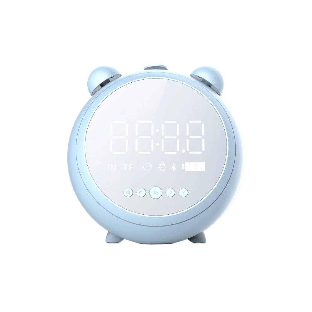 Loa đồng hồ báo thức JKR-8100 (bluetooth V5.0, đồng hồ, báo thức, FM, đèn ngủ)