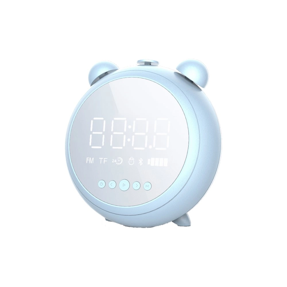 Loa đồng hồ báo thức JKR-8100 (bluetooth V5.0, đồng hồ, báo thức, FM, đèn ngủ)