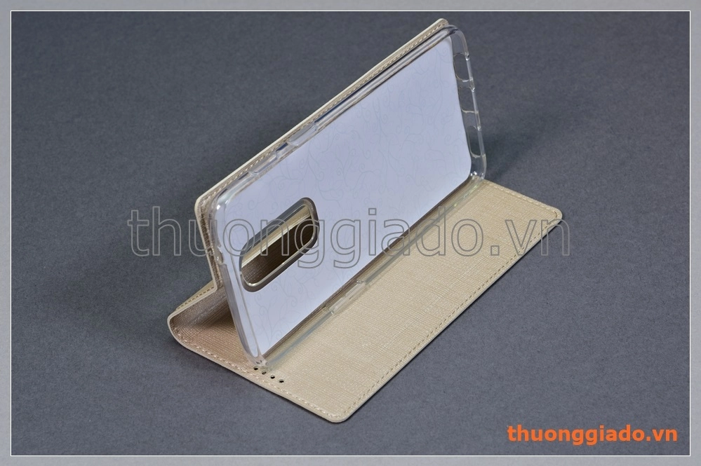 Bao da cầm tay OnePlus 6 (1+6) flip leather case, hiệu Vili