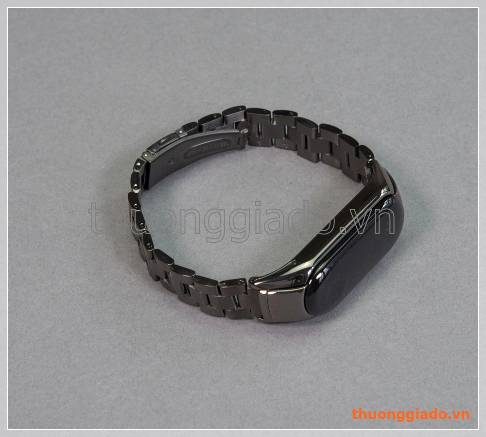 Dây đồng hồ Mi band 3 (dây hợp kim, một hàng 3 mắt)