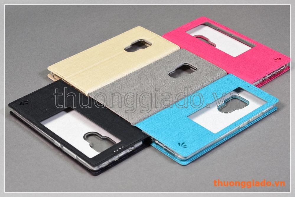 Bao da Huawei Mate 20 (6.5") flip leather case, có cửa sổ view, hiệu Vili