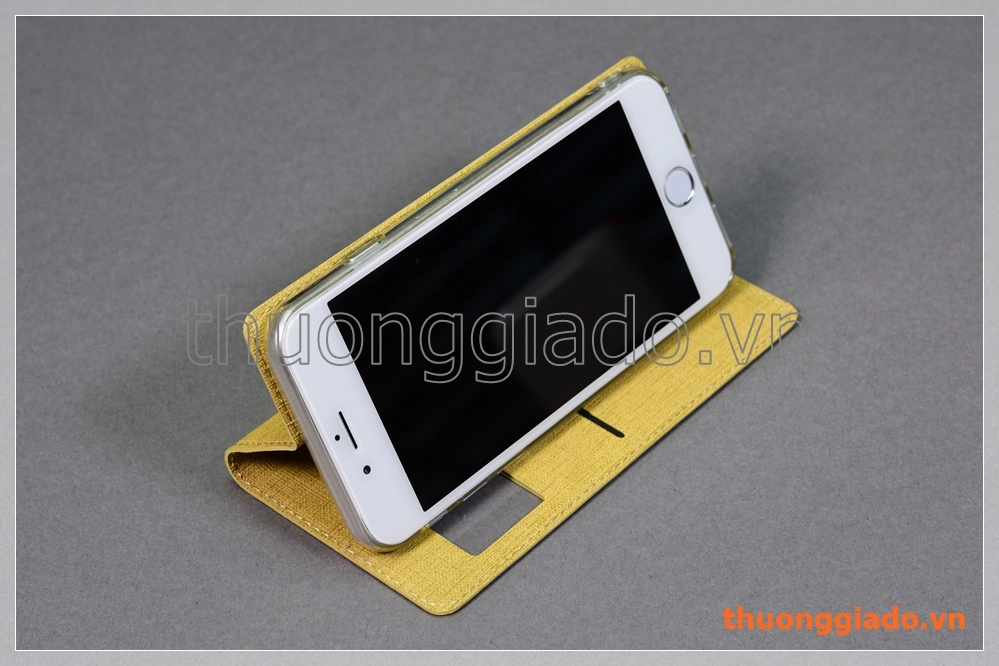 Bao da iPhone 7 (4.7"), iPhone 8 (4.7") flip leather case, có cửa sổ, hiệu Vili