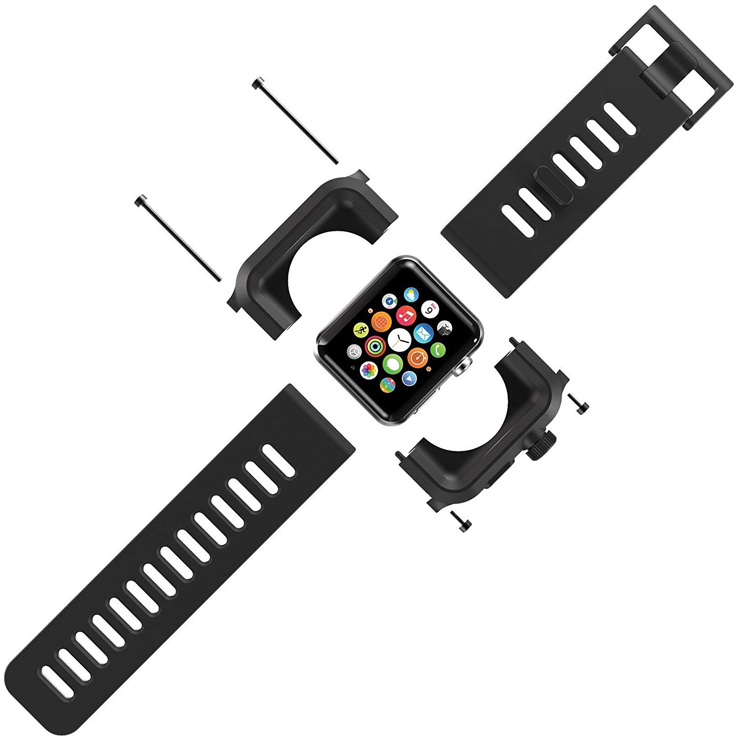 LUNATIK EPIK Polycarbonate Case and Silicone Strap for Apple Watch 42mm Series 1