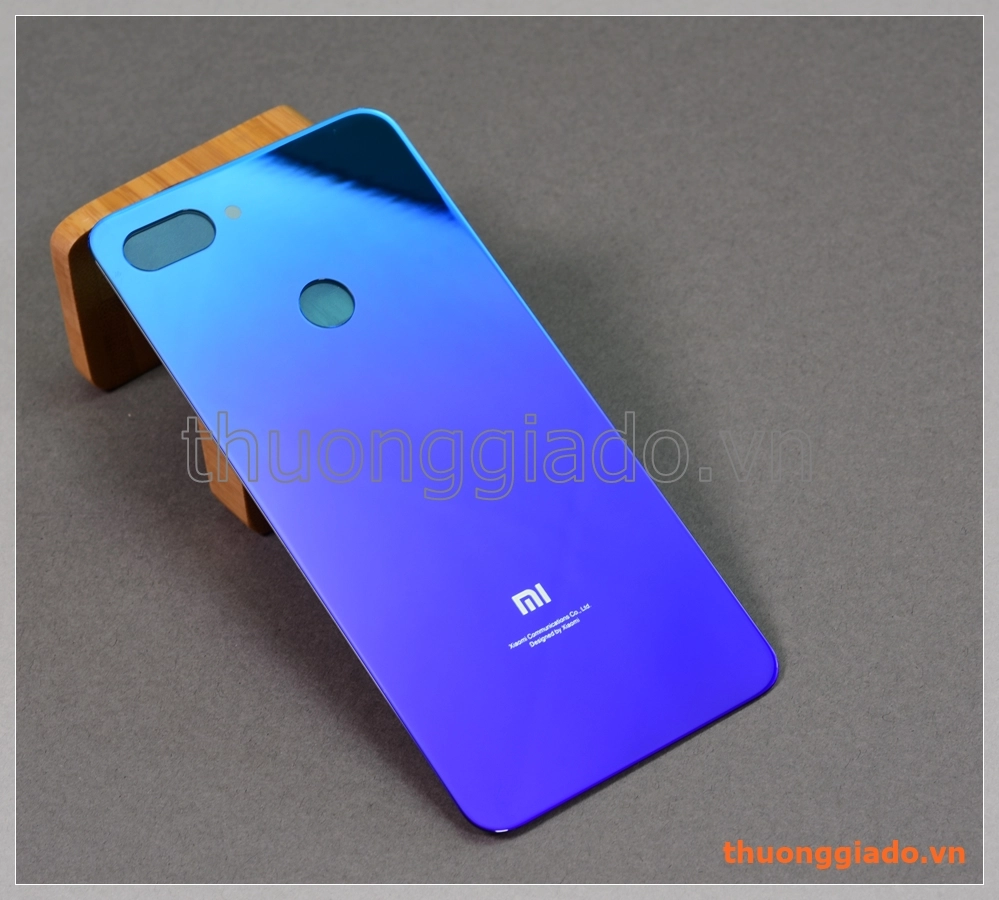 Thay kính lưng Mi 8 Lite, nắp lưng kính, nắp kính đậy pin Mi8 Lite