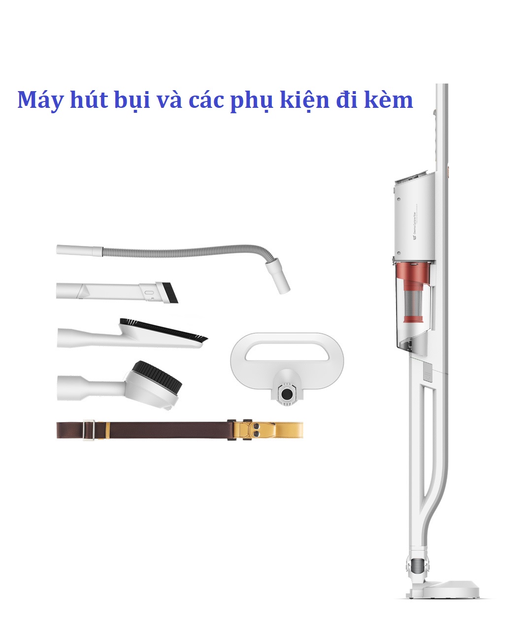 Máy hút bụi cầm tay Xiaomi Deerma DX800S, sử dụng điện 220V