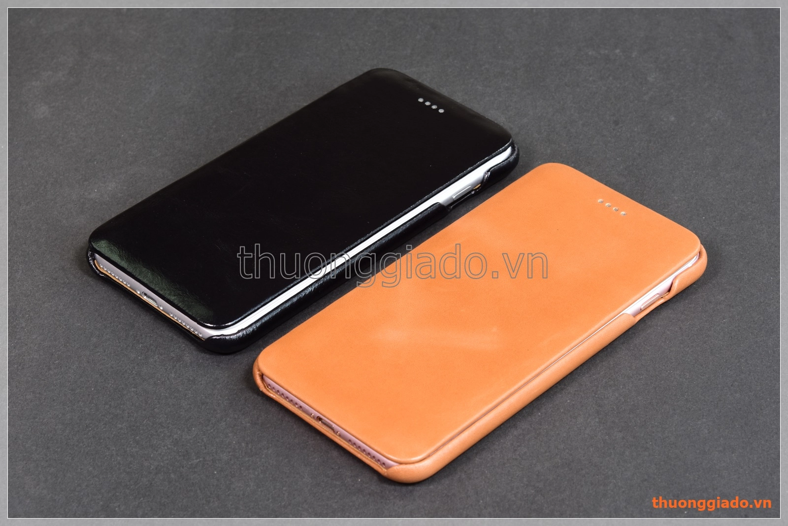 Bao da cầm tay iPhone 8 Plus (5.5"), iPhone 7 Plus (5.5"), hiệu Icarer, da mịn