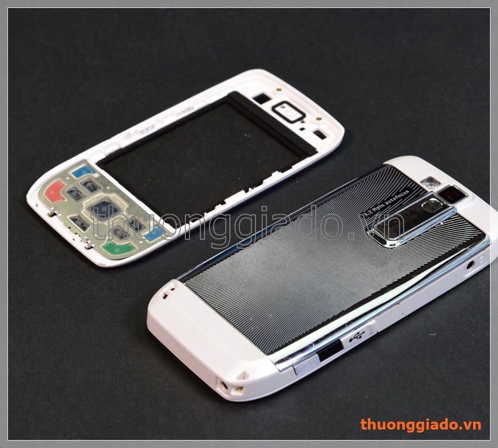Thay vỏ Nokia E66 màu trắng (hàng zin tháo máy)