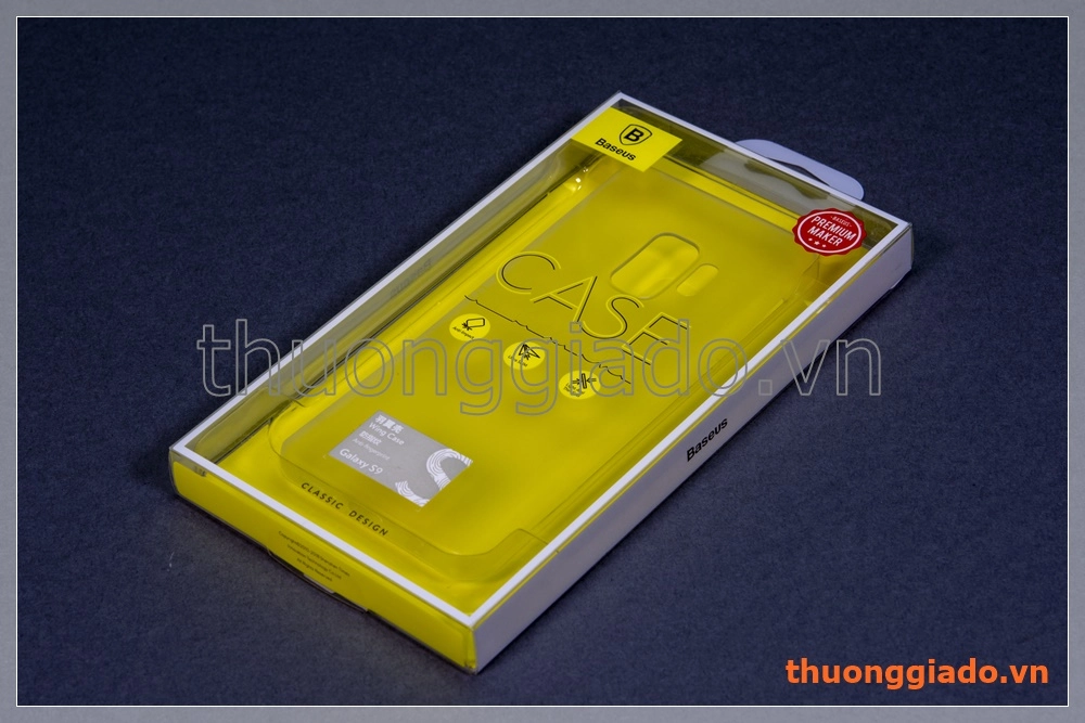 Ốp nhựa siêu mỏng Samsung Galaxy S9/ G960 (hiệu Baseus, Wing Case)