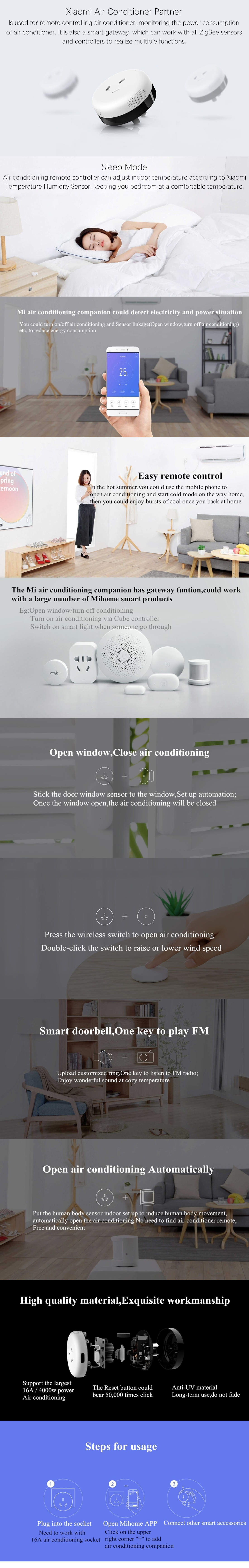 Ổ cắm điều hòa giúp điều khiển từ xa Xiaomi Air Conditioning Partner (KTBL02LM)