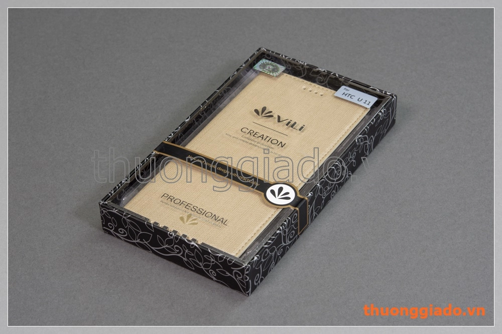 Bao da HTC U11 (5.5") flip leather case, hiệu VILI Bao da HTC U11 (5.5") flip leather case, hiệu VILI