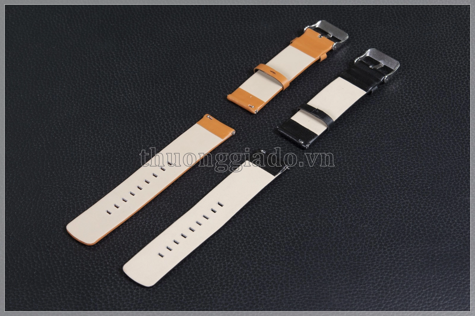 Dây đồng hồ Samsung Gear S3 Classic, Gear S3 Frontier, Amazfit (22mm), da PU