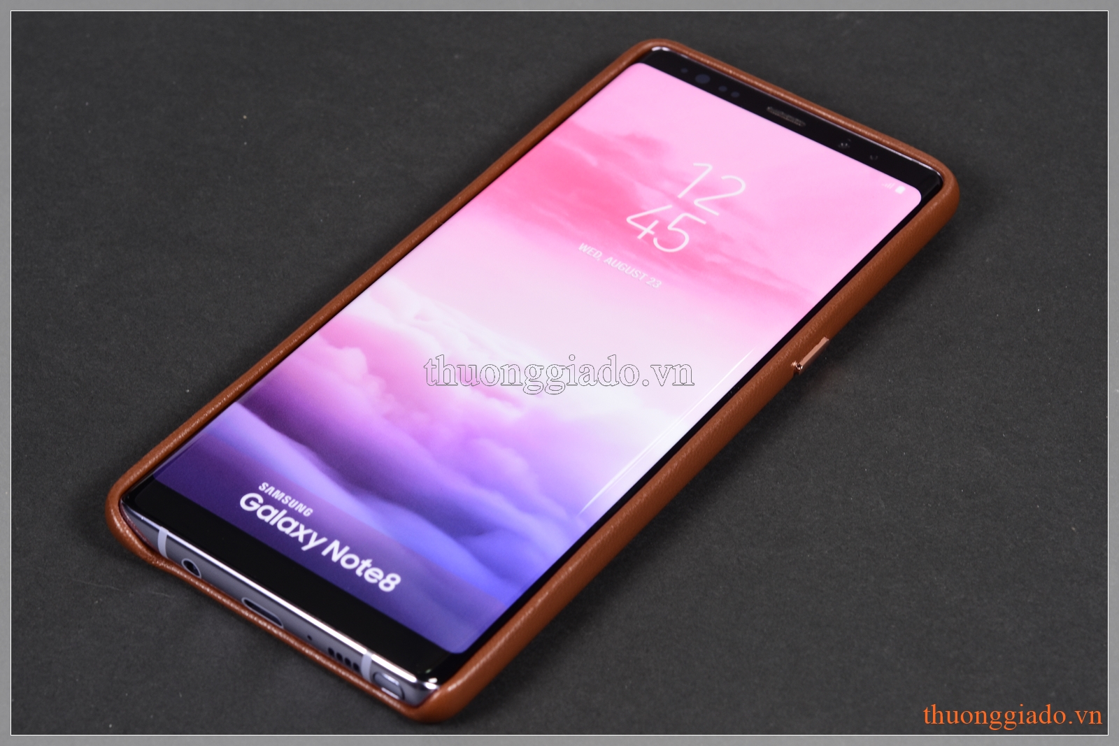 Ốp lưng da cho Samsung Galaxy Note 8/ N950 (hiệu Icarer)