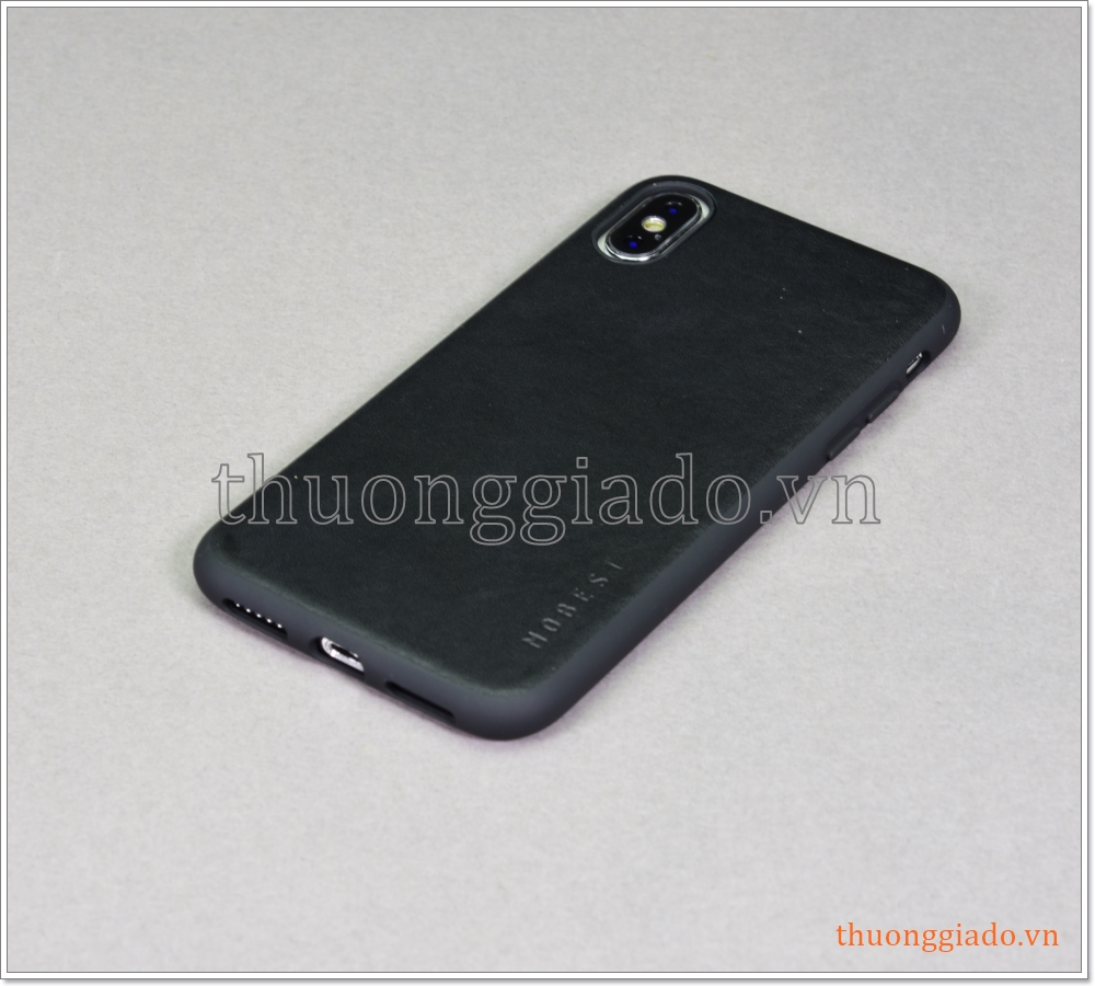 Ốp lưng da chống sốc iPhone X/iPhone Xs (5.8”), chống va đập hiệu Mobest