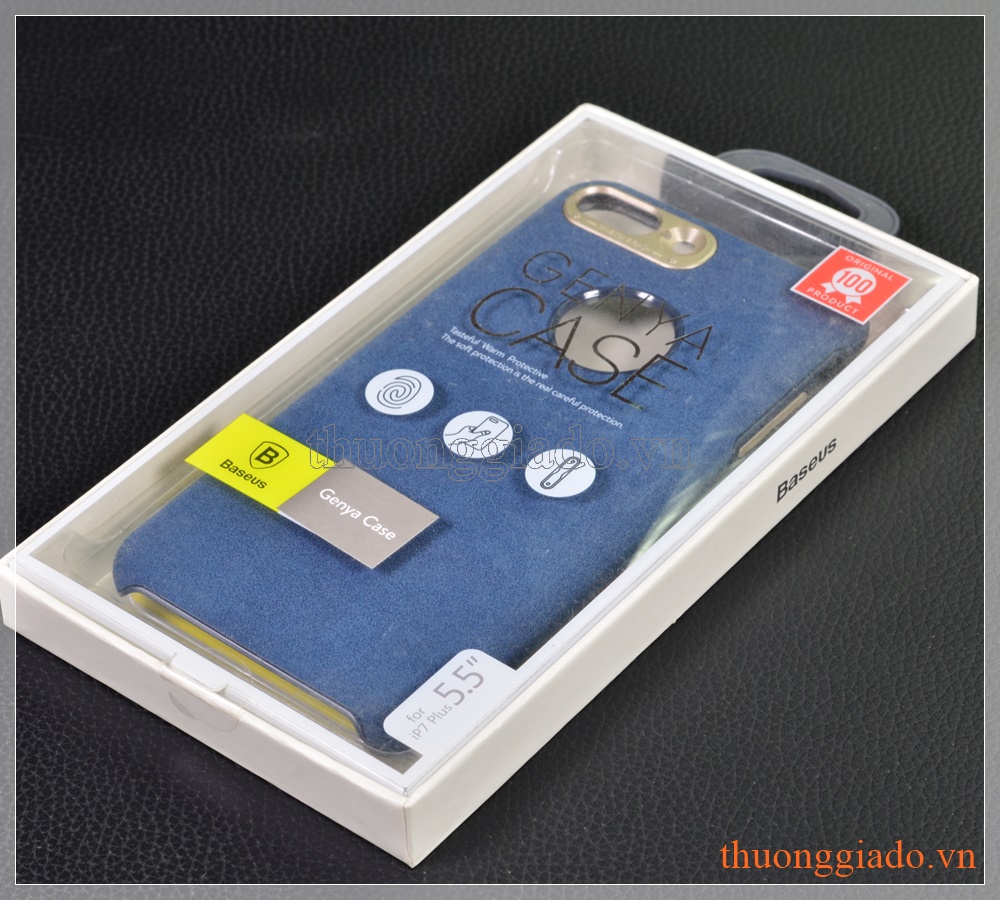 Ốp lưng iPhone 7 Plus (5.5"), iPhone 8 Plus (5.5"),hiệu Baseus, Genya case