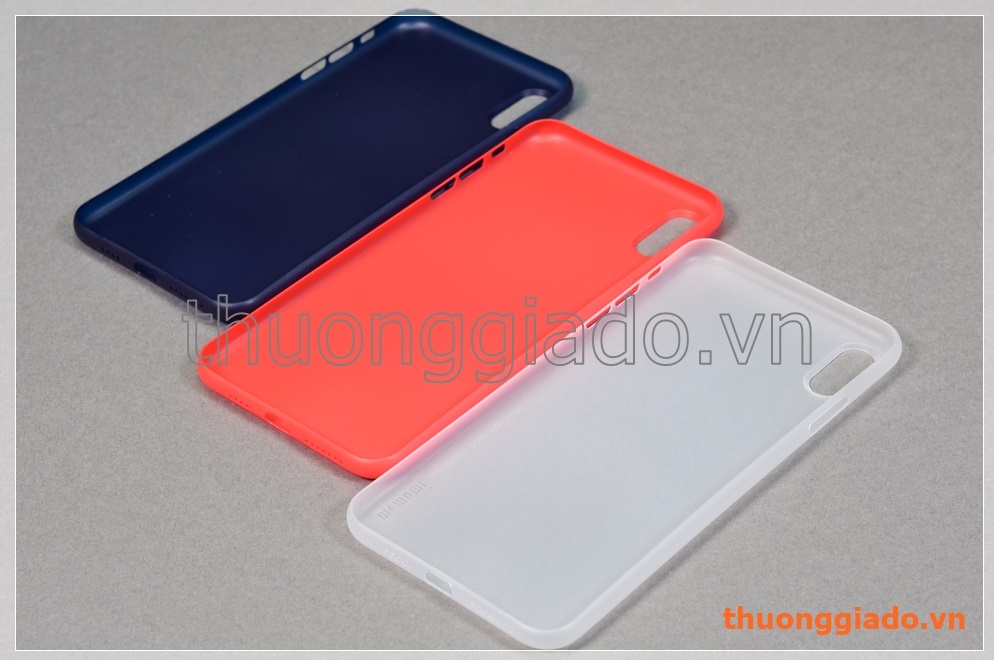 Ốp lưng iPhone Xs Max (6.5") nhựa cứng siêu mỏng, hiệu Memumi