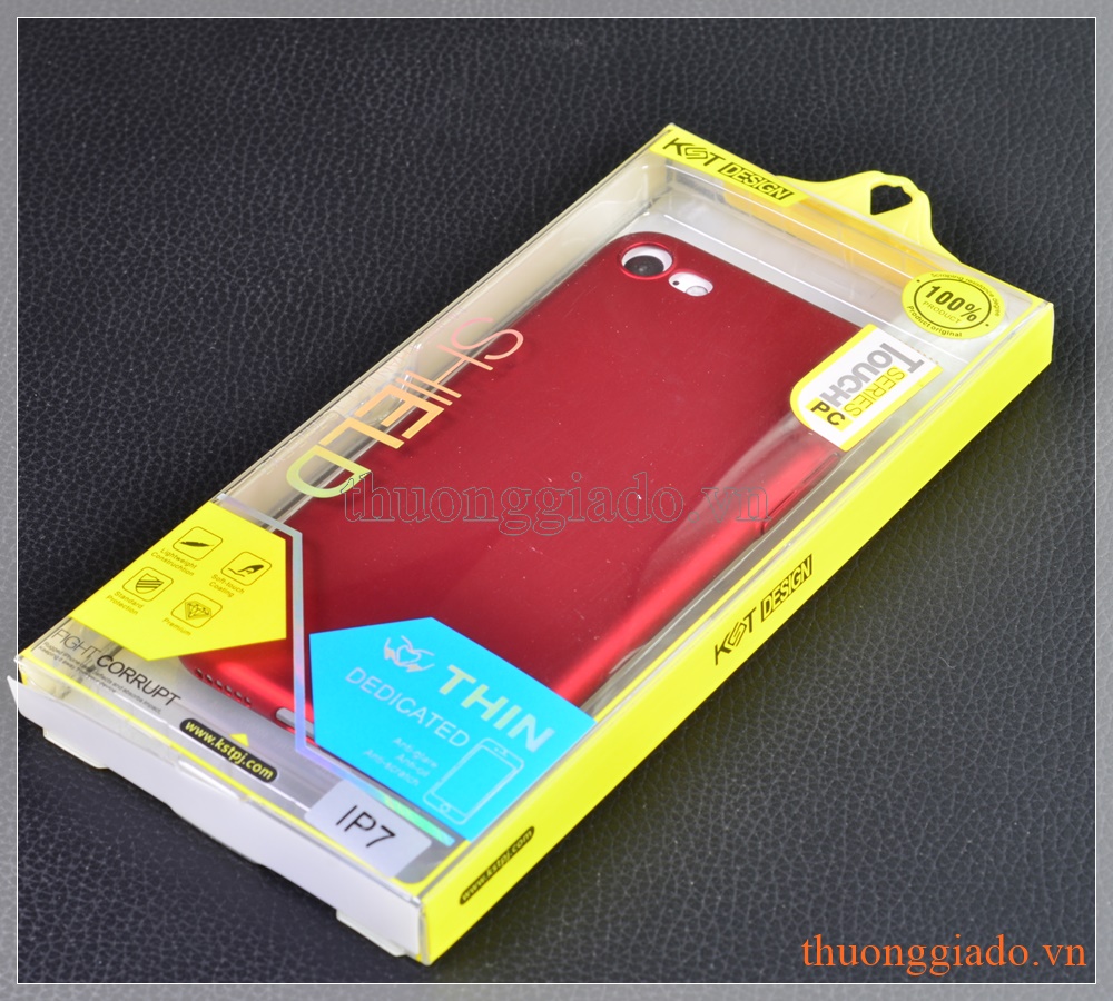 Ốp lưng nhựa cứng iPhone 7 (4.7"), iPhone 8 (4.7") màu đỏ, Touch Series