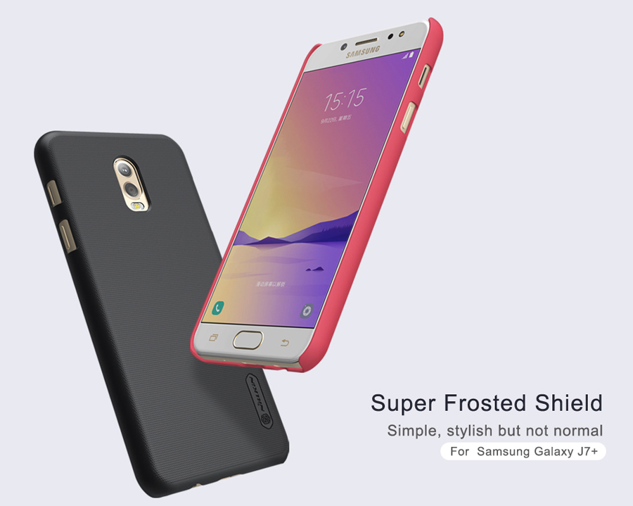 Ốp lưng sần NillKin cho Samsung Galaxy J7 Plus (C710) Super Frosted Shield