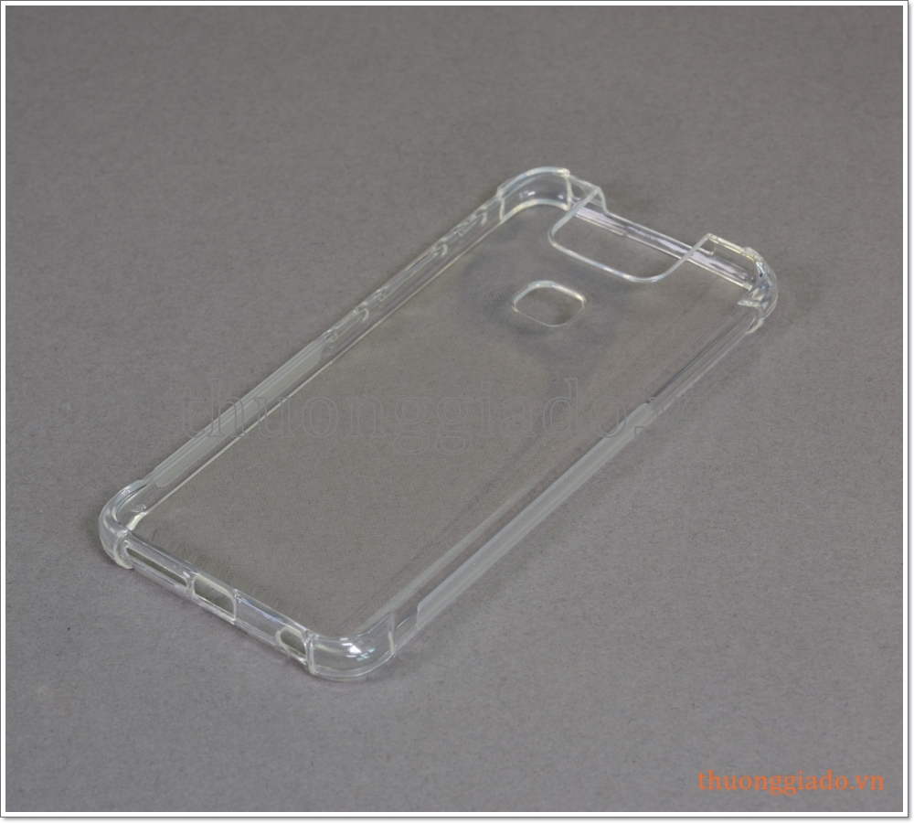 Ốp lưng silicone Asus ZenFone 6 (2019), ZS630KL, ốp dẻo trong suốt chống sốc 4 góc