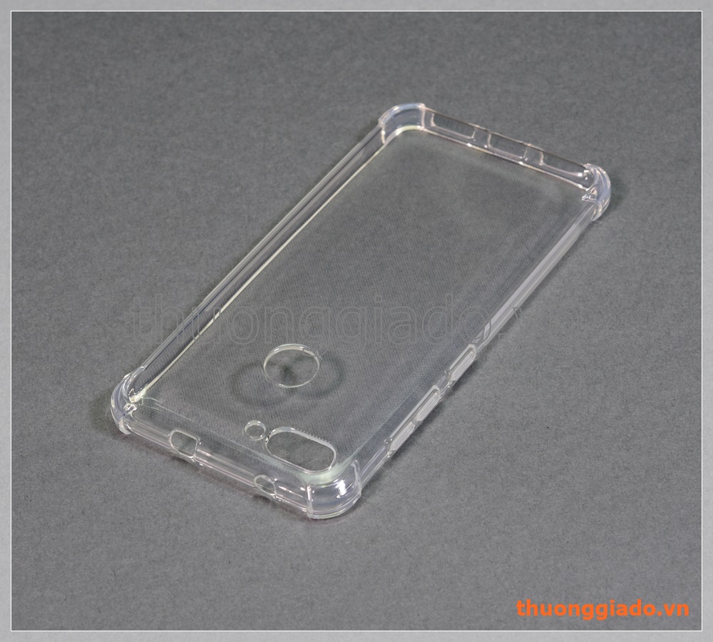 Ốp lưng silicone Asus Zenfone Max Plus (M1) ZB570TL, ốp trong suốt chống sốc bốn góc