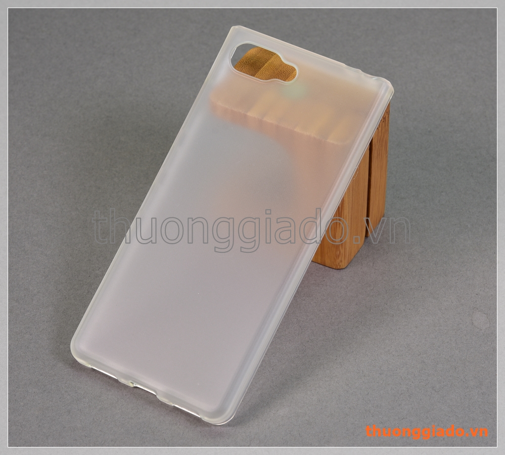 Ốp lưng silicone Blackberry Key2 Lite, ốp dẻo trắng mờ đục